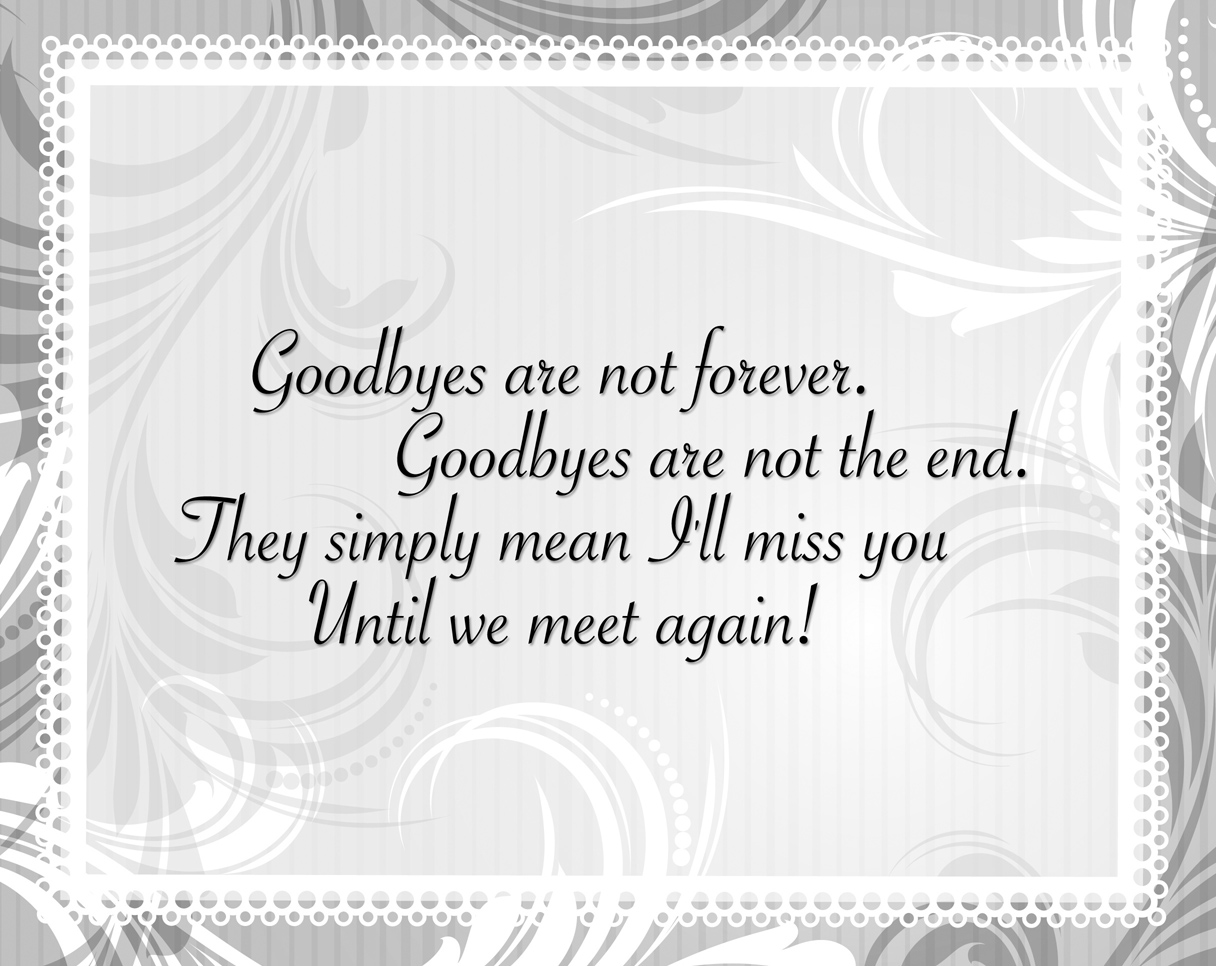 30 Touching Farewell Quotes Sayings