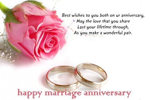 cute happy anniversary to you both