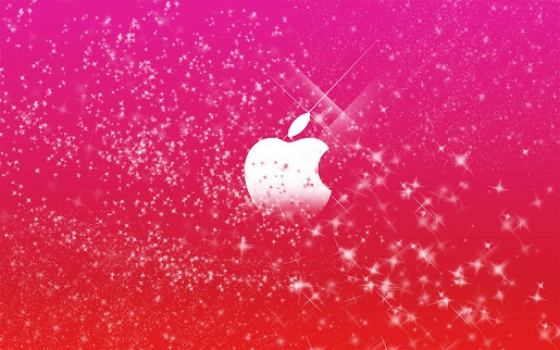 apple pink background download