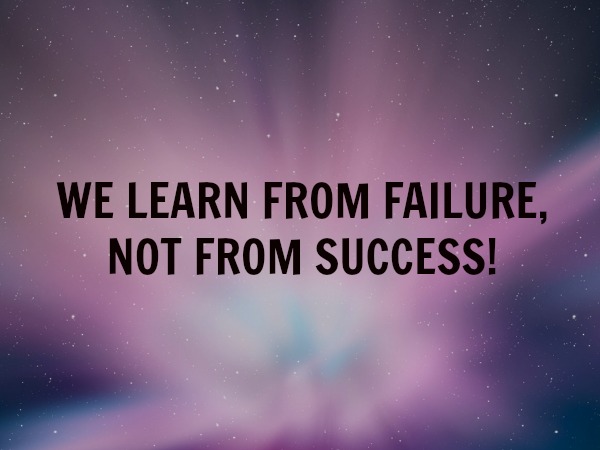 Quotes on Failure