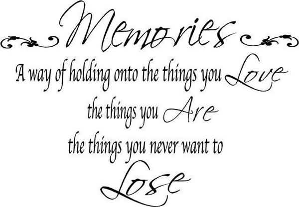 Holding of memories