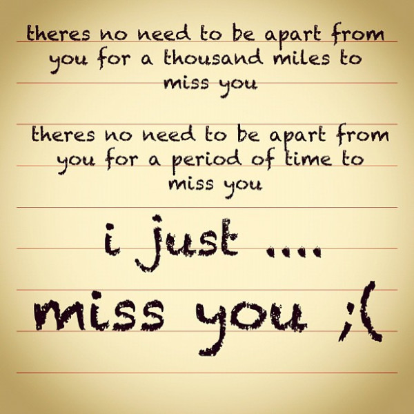 miss you quotes