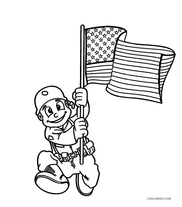 Veterans Day Coloring Pages For Kids