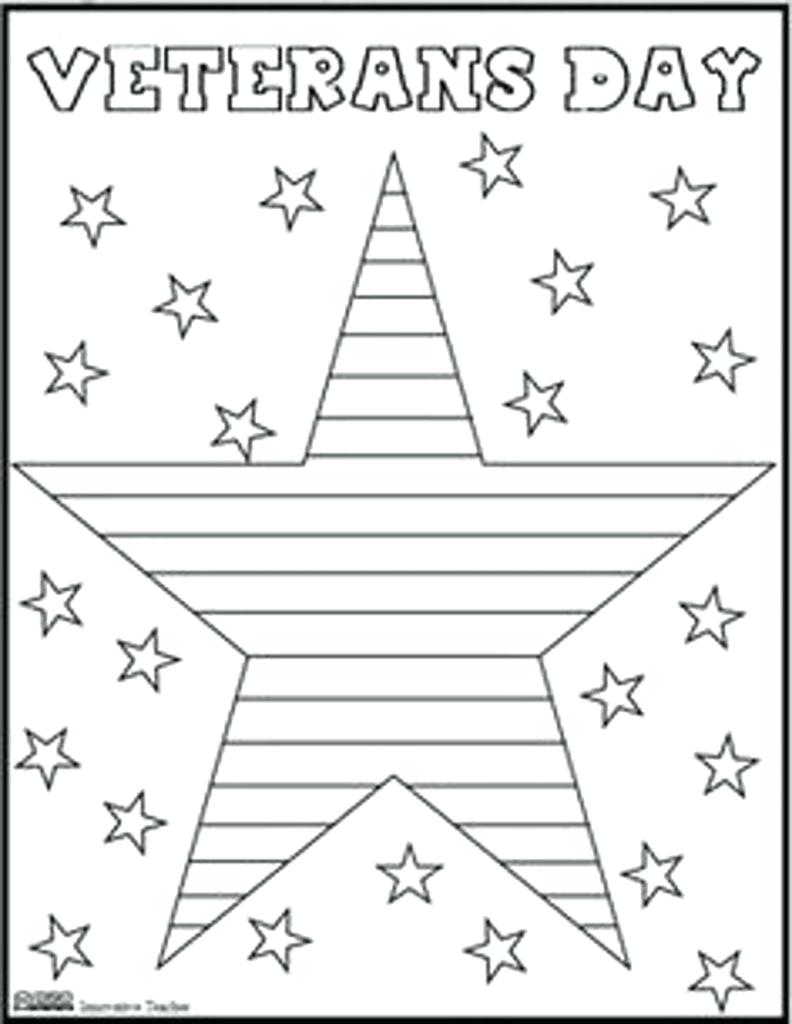 Veterans Day Thank You Coloring Page