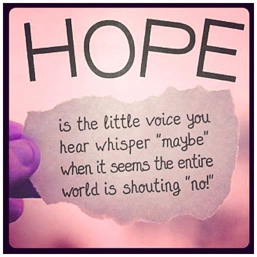 Hope Is The Little Voice