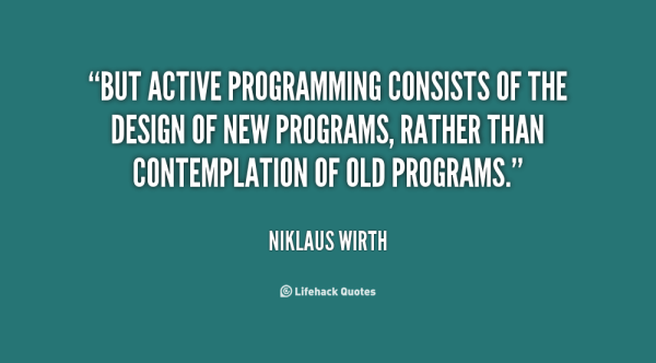 Programming Thoughts